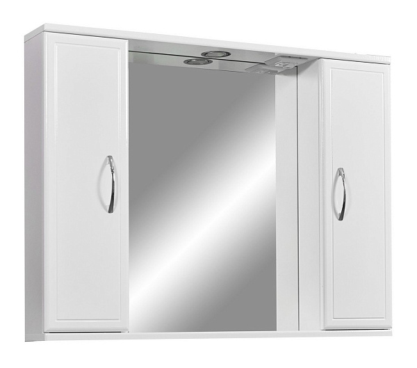 Зеркало-шкаф Stella "Концепт 80/С" белый