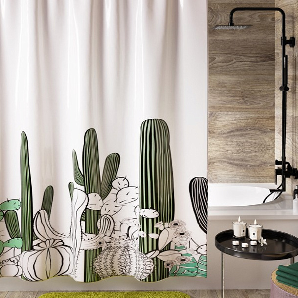 Шторка для ванны WasserKraft Dill SC-46101