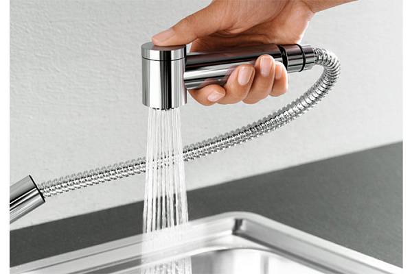 Смеситель для кухни Blanco Tivo-S Silgranit с выдвижным душем