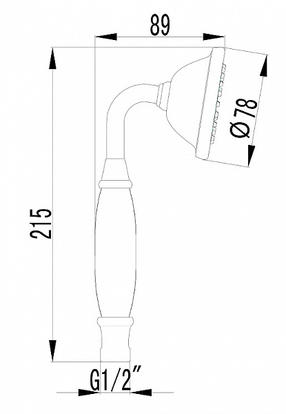 Душевая лейка Lemark LM8007C