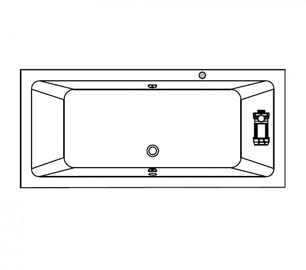 Акриловая ванна Kolpa-San Elektra Oxigen 170х75