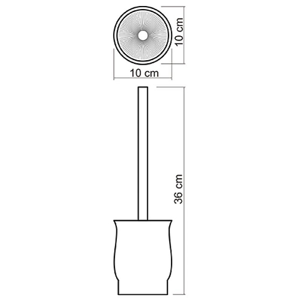 Запасная колба для туалетного ершика WasserKraft C186