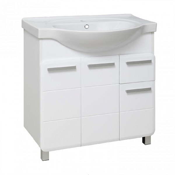 Тумба с раковиной Runo "Эрика 80"