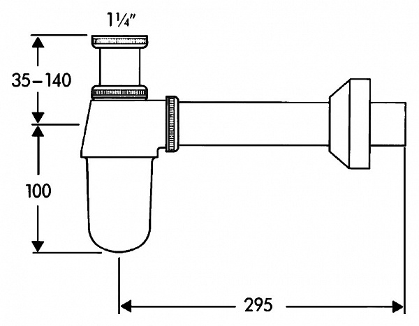 Сифон для раковины Hansgrohe 52010000