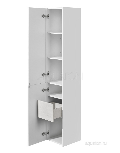 Шкаф-пенал подвесной Aquaton "Сакура" L ольха наварра