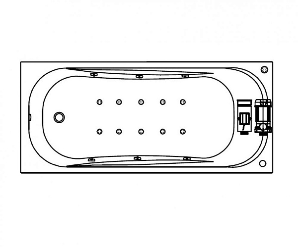 Акриловая ванна Kolpa-San String Superior 180х80