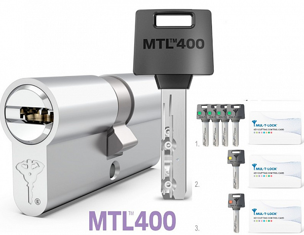 Цилиндровый механизм Mul-T-Lock MTL400 35x65 ключ-ключ