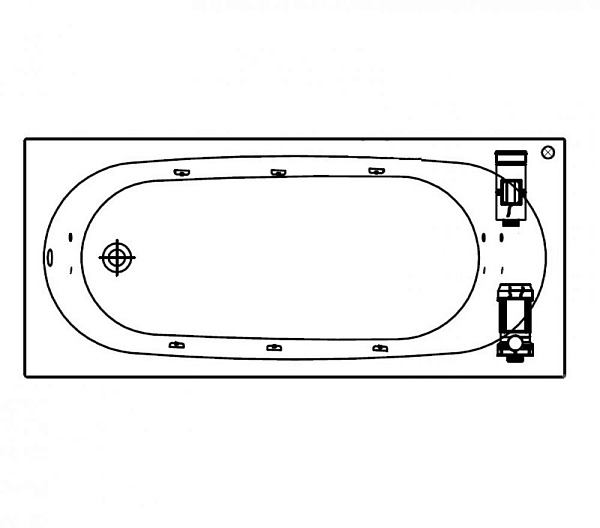 Акриловая ванна Kolpa-San Tamia Optima 170х70 QUAT