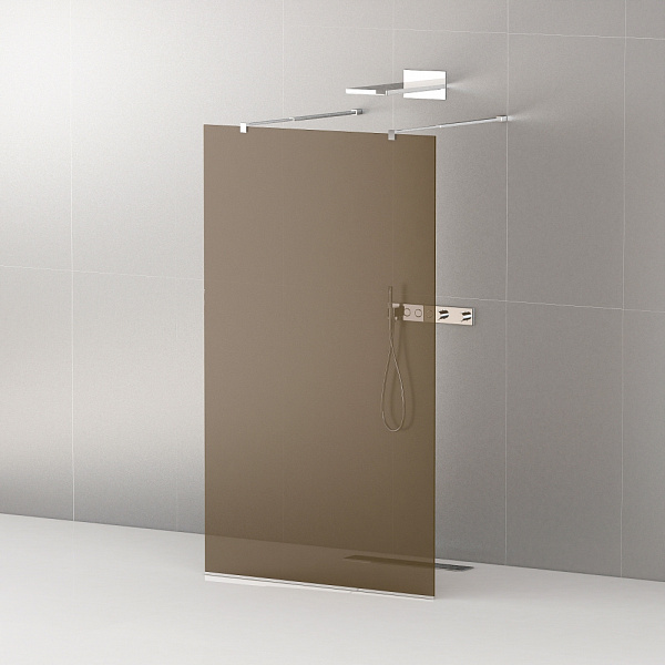 Душевая перегородка Cezares LIBERTA-L-2-110-BR-Cr