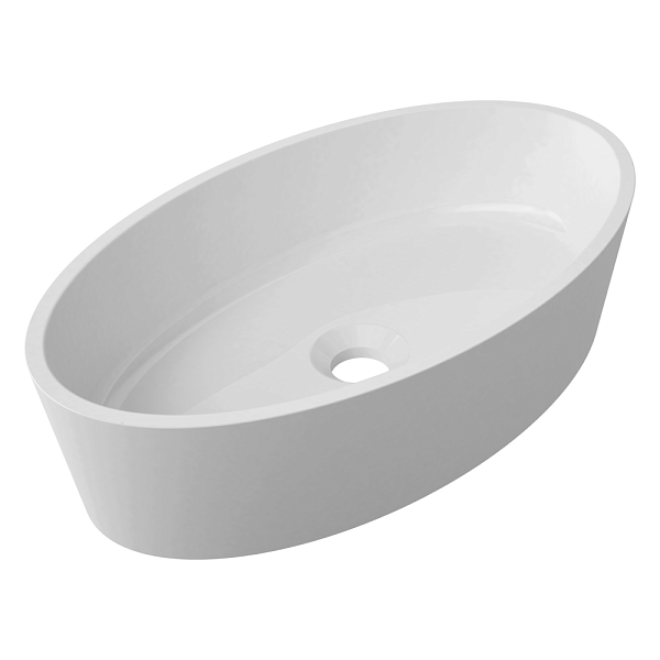 Раковина Omnires Siena SIENAUNBP 50x30 см белый глянец