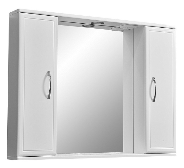 Зеркало-шкаф Stella "Концепт 90/С" белый