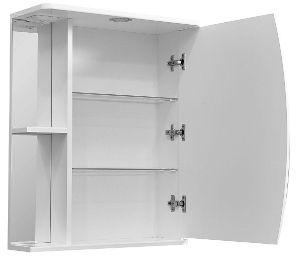 Зеркало-шкаф Stella "Лана 55/С" R белый