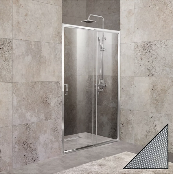 Душевая дверь в нишу BelBagno UNIQUE-BF-1-120/135-P-Cr