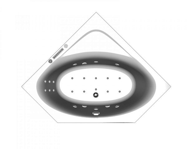 Акриловая ванна Kolpa-San Evelin Special 140х140