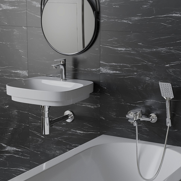 Комплект смесителей для ванны 3в1 Paini PAINI Garda 76CRSET3