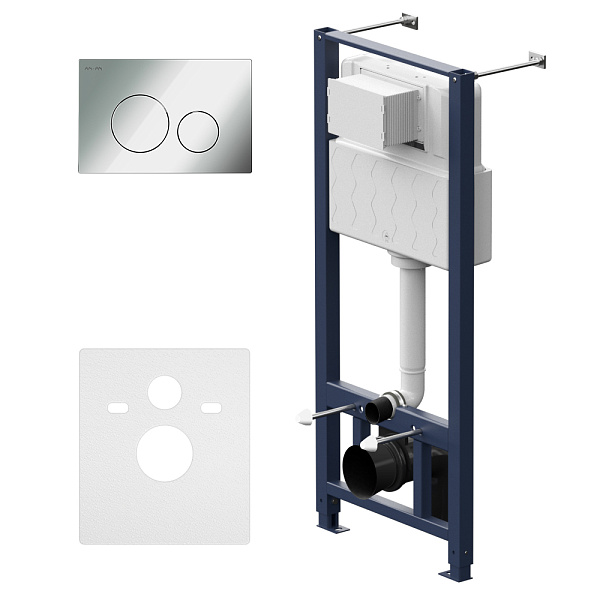 Система инсталляция для подвесных унитазов с пневматической клавишей Pro L AM.PM I012704.9051