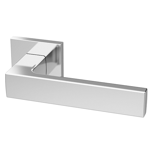 Дверная ручка на квадратной розетке Armadillo K.USS52.SKY (SKY USS) CP-8 хром