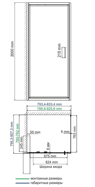 Душевой уголок WasserKraft Salm 27I02