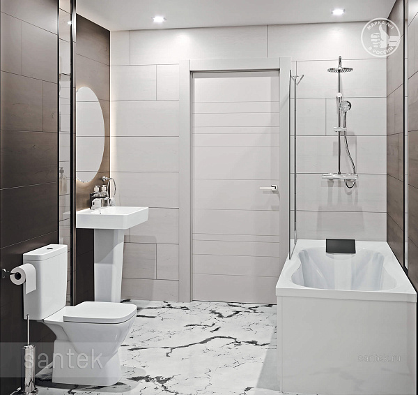 Унитаз компакт напольный Santek Нео с горизонтальным выпуском 1.WH30.2.187