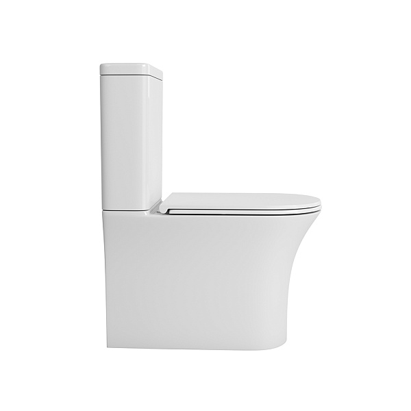 Унитаз компакт напольный безободковый OWL Eter Cirkel-G с сиденьем DP микролифт