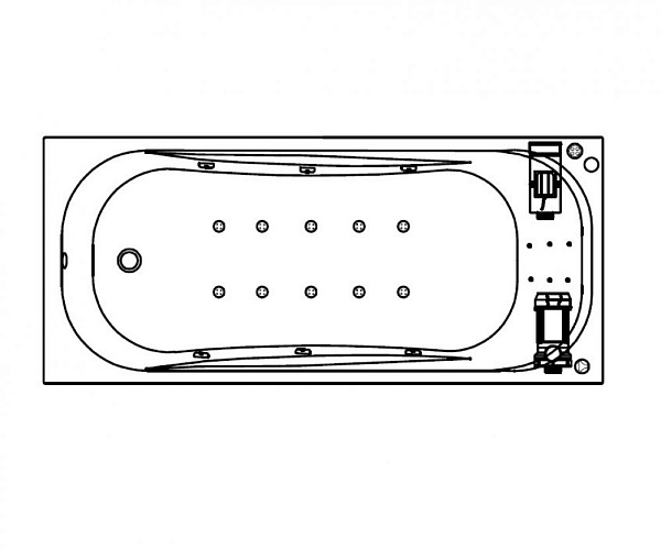 Акриловая ванна Kolpa-San String Magic 150х70