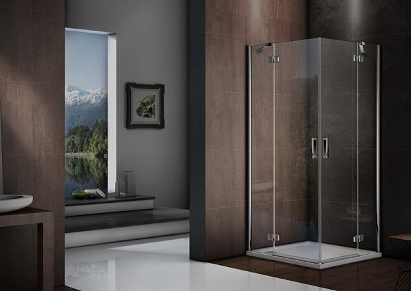 Душевая перегородка Good Door Saturn CR-90-C-CH 90х185