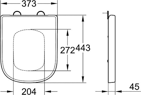 Крышка-сиденье с микролифтом Grohe Euro Ceramic 39330001