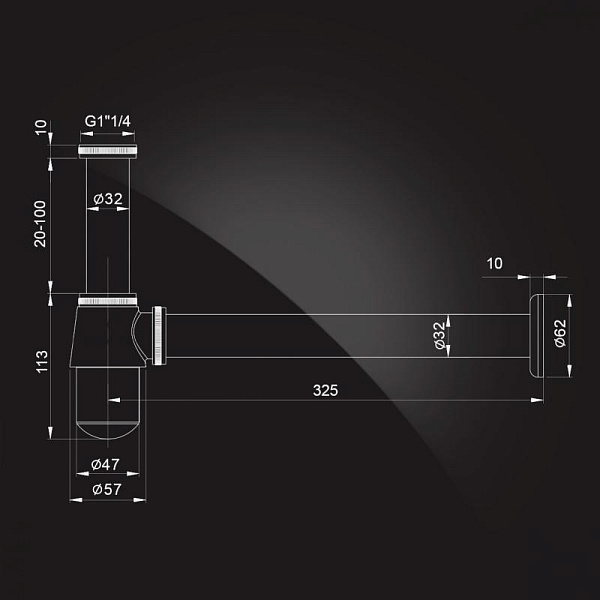 Сифон Elghansa Waste Systems WBT-501