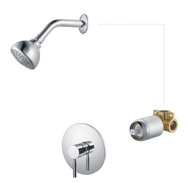 Душевая система со смесителем Haiba HB80088