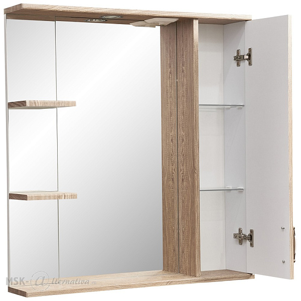 Зеркало-шкаф Stella "Кармела 75/С" карпатская ель