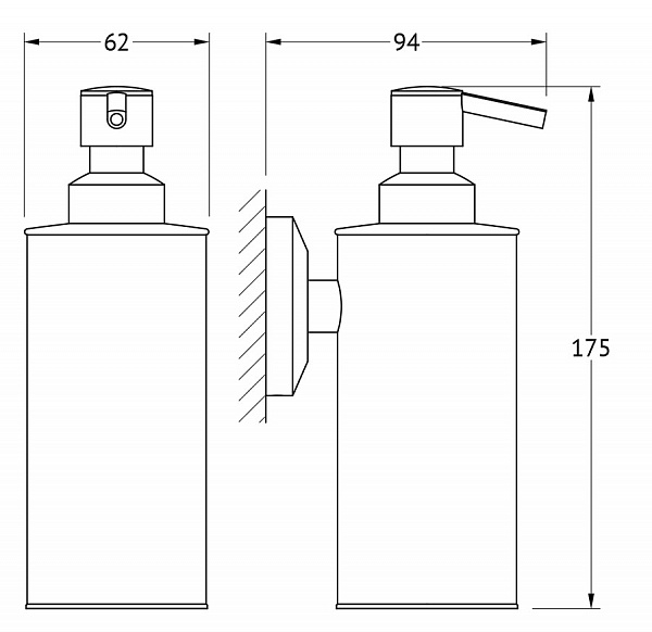 Дозатор с держателем FBS Standard STA 011