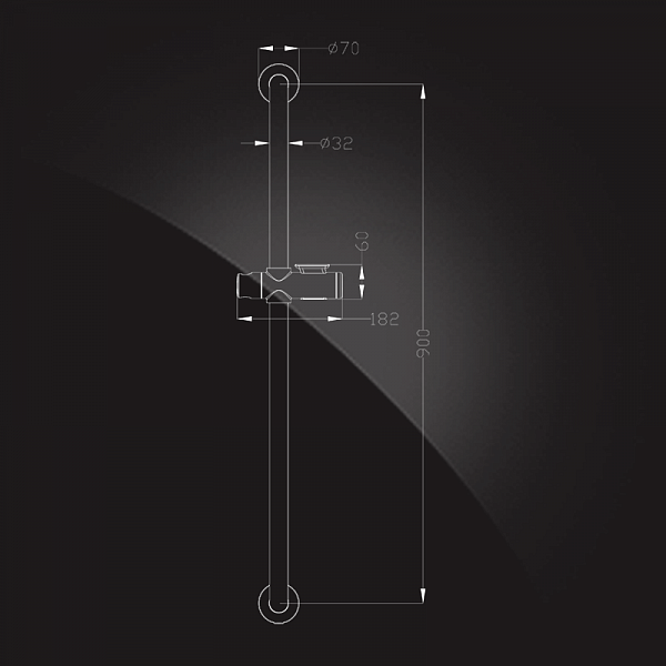 Душевая стойка Elghansa Shower Rail SB-300