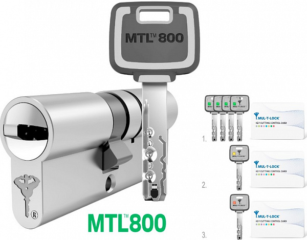 Цилиндровый механизм Mul-T-Lock MTL800 55x80 ключ-вертушка