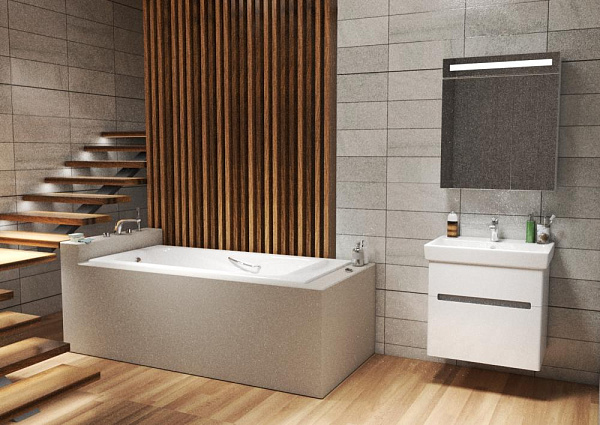 Чугунная ванна OWL 1975 Strand - 170х80 с ручками