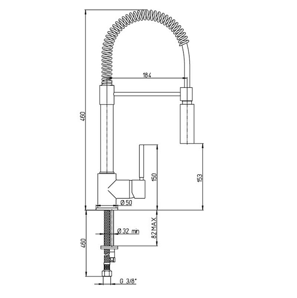 Смеситель для кухни Paini Neptune 78CR557PEKM хром