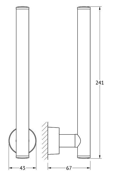 Держатель запасных рулонов FBS Nostalgy NOS 021