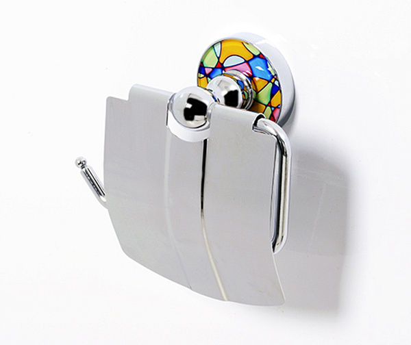 Держатель туалетной бумаги с крышкой WasserKraft Diemel K-2225