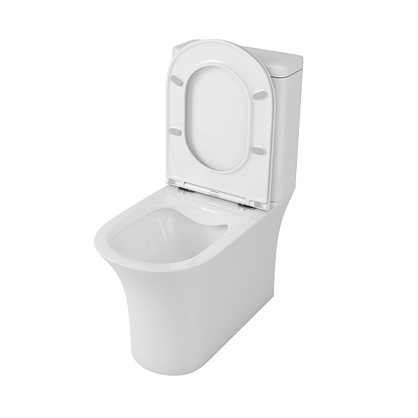 Унитаз компакт напольный безободковый OWL Eter Cirkel-G с сиденьем DP микролифт