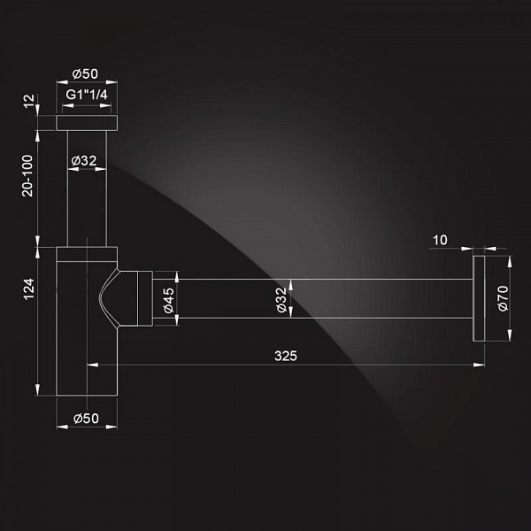 Сифон Elghansa Waste Systems WBT-514