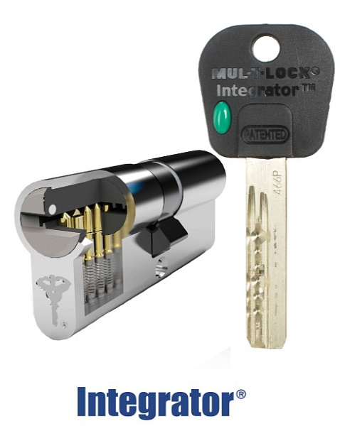 Цилиндровый механизм Mul-T-Lock Integrator 40x50 ключ-вертушка