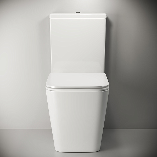 Унитаз-компакт напольный Ceramica Nova Cubic CN1803 + крышка