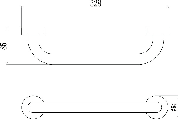Поручень Savol S-010030 30 см