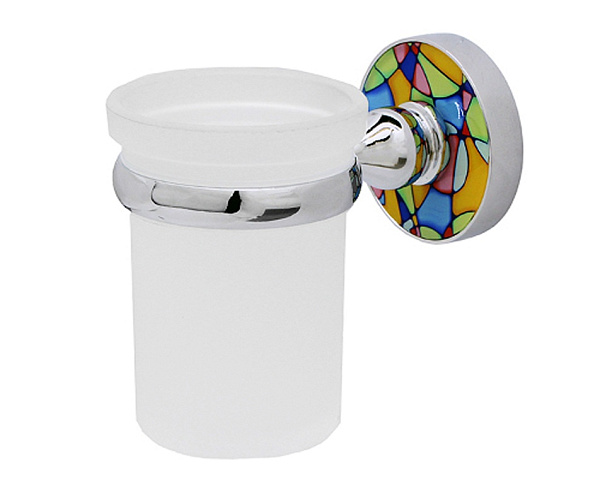 Стакан с держателем WasserKraft Diemel K-2228