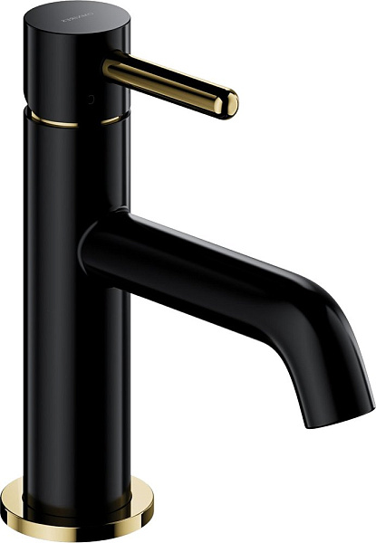 Смеситель для раковины Omnires Y 1210NBLGL черный-золото