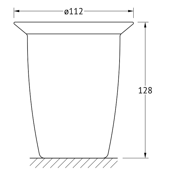 Запасная колба для туалетного ершика Artwellw Universell ASP 004