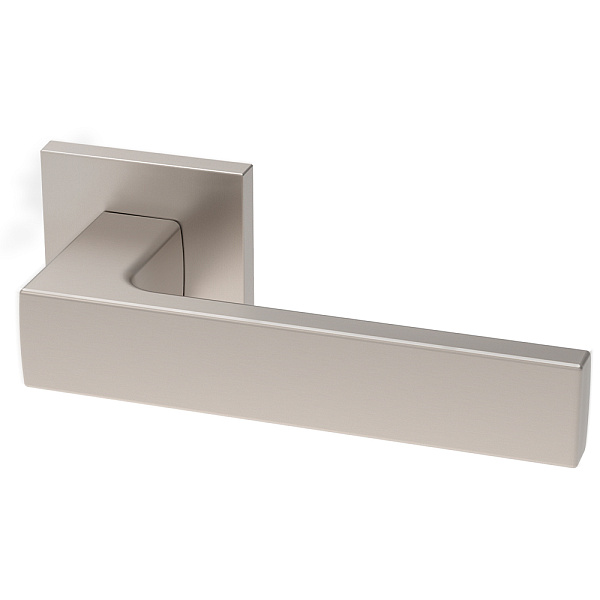 Дверная ручка на квадратной розетке Armadillo K.USS52.SKY (SKY USS) SN-3 матовый никель