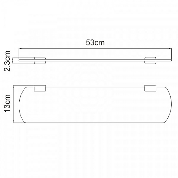 Полка WasserKraft Sauer K-7924