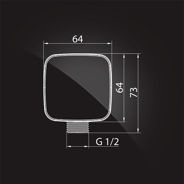Подключение для шланга Elghansa Unit WS-7M