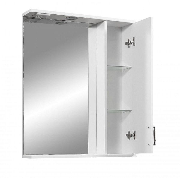 Зеркало-шкаф Stella "Кармела 65/С" ольха белая