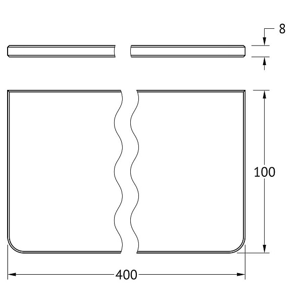 Запасное стекло для полки HAR 034 Artwelle Universell ASP 007